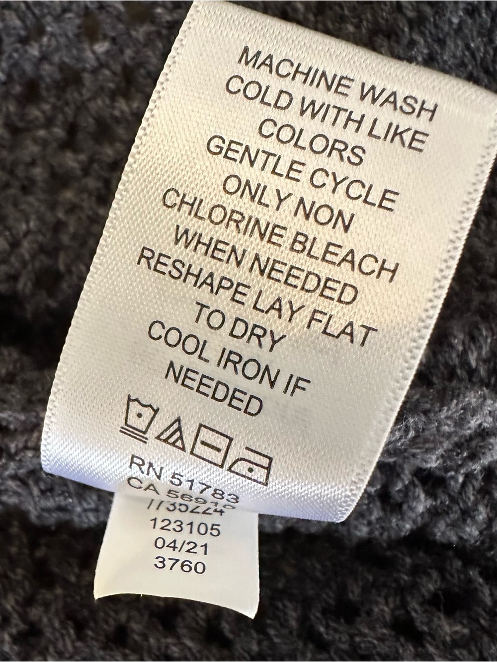 Maurices Charcoal Blue/Gray Open-Front Textured Knit Cardigan - Picture 11 of 12